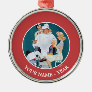 Vollständige Behandlung Ornament Aus Metall