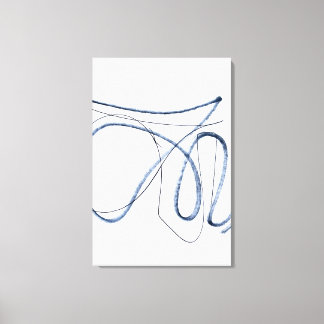 Vollständige Bewegung, Minimalistische Abstrakte L Leinwanddruck