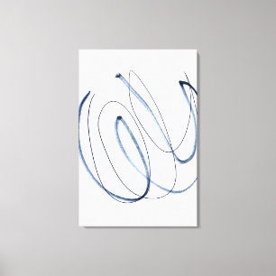 Vollständige Bewegung, Minimalistische Abstrakte L Leinwanddruck