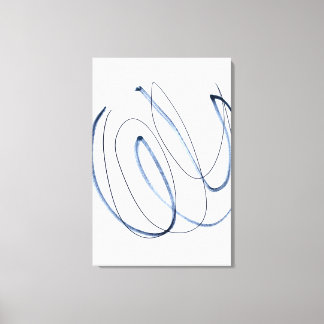 Vollständige Bewegung, Minimalistische Abstrakte L Leinwanddruck