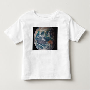 Vollständige Darstellung der Erde mit globalen Dat Kleinkind T-shirt