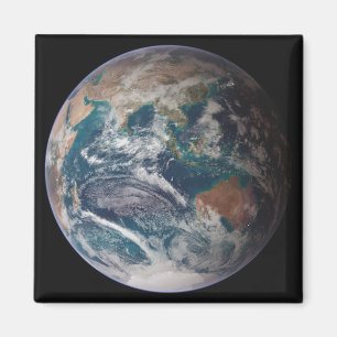 Vollständige Darstellung der Erde mit globalen Dat Magnet