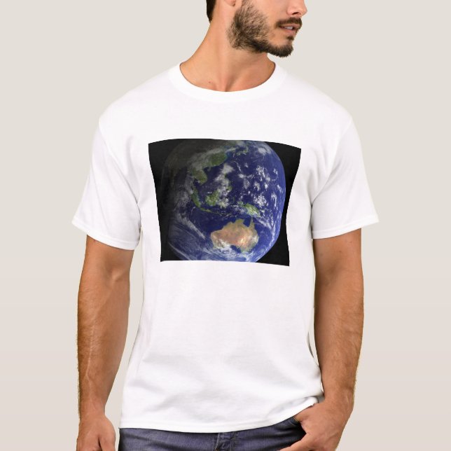 Vollständige Erde aus dem Weltraum mit Australien T-Shirt (Vorderseite)