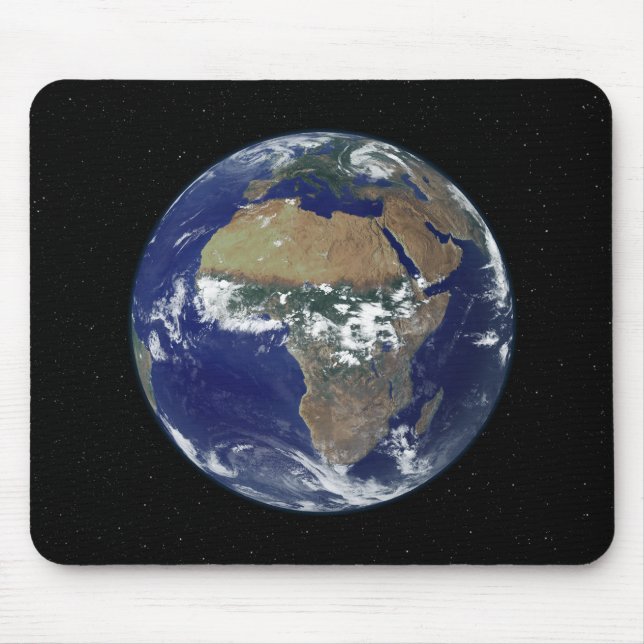Vollständige Erde mit Afrika und Europa Mousepad (Vorne)