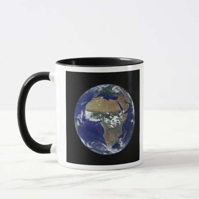Vollständige Erde mit Afrika und Europa Tasse (Links)
