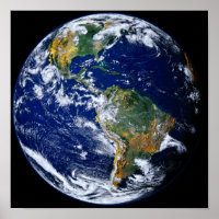 Vollständige Erde mit Amerika