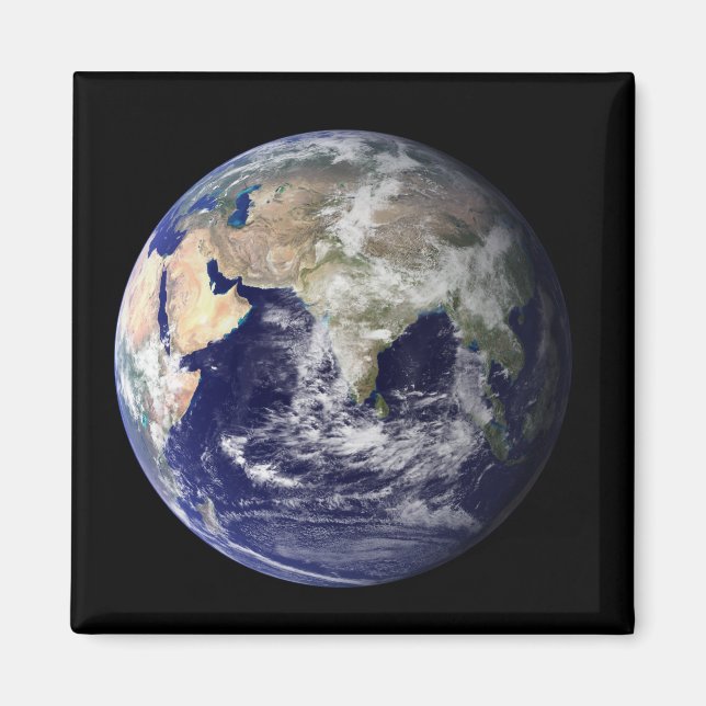 Vollständige Erde mit Europa und Asien Magnet (Vorne)