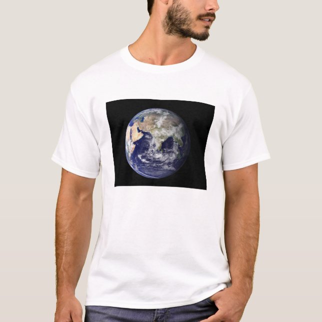 Vollständige Erde mit Europa und Asien T-Shirt (Vorderseite)
