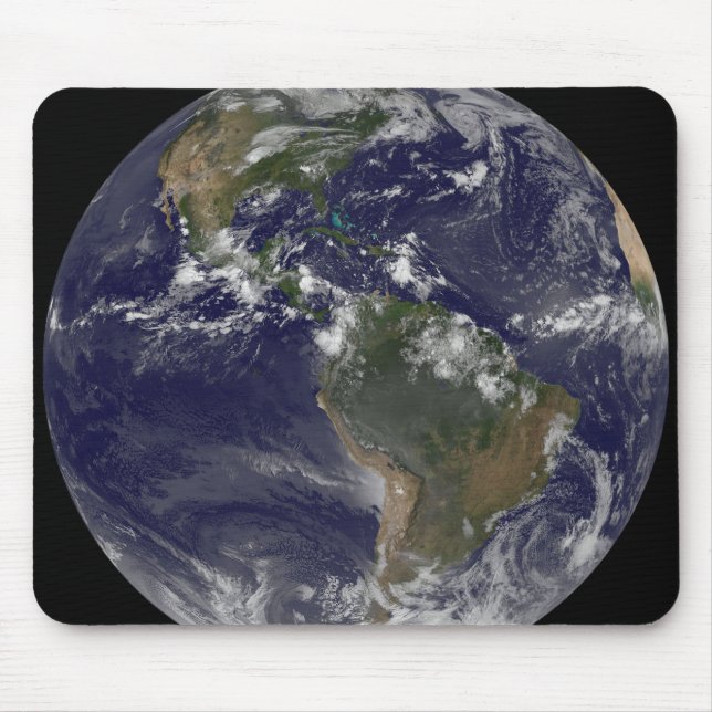 Vollständige Erde mit Nord- und Südamerika 2 Mousepad (Vorne)