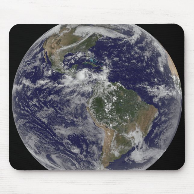 Vollständige Erde mit Nord- und Südamerika 3 Mousepad (Vorne)