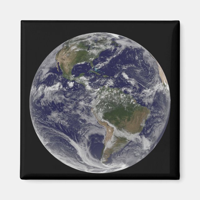 Vollständige Erde mit Nord- und Südamerika Magnet (Vorne)