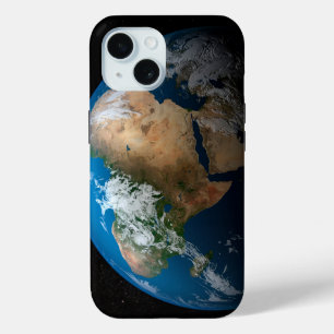Vollständige Erde mit simulierten Wolken über Afri Case-Mate iPhone Hülle
