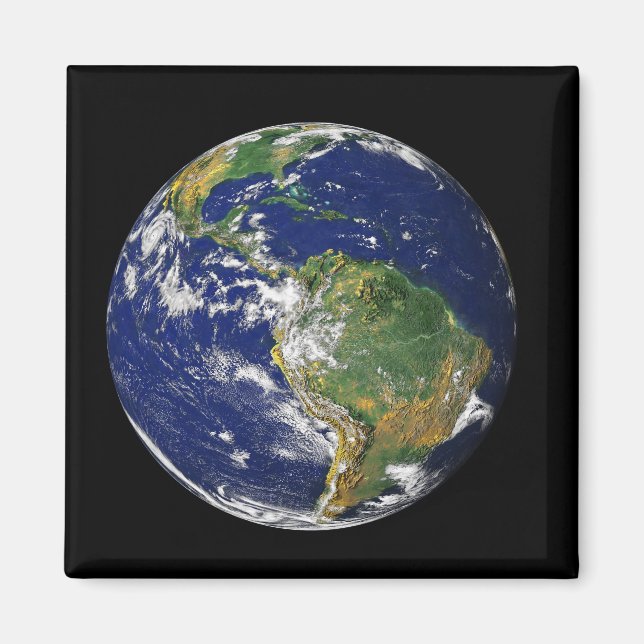 Vollständige Erde mit Südamerika Magnet (Vorne)