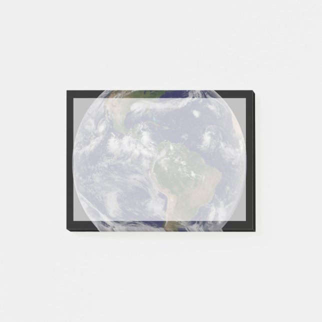 Vollständige Erde mit verschiedenen tropischen Stu Post-it Klebezettel (Vorderseite)