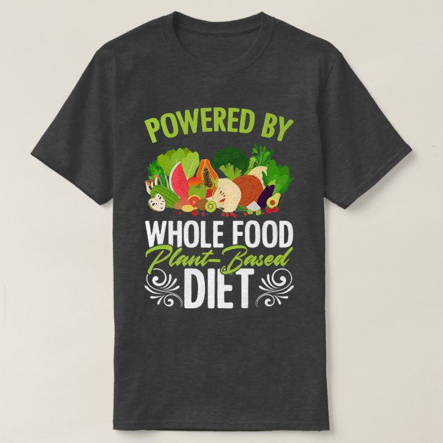 Vollständige ErnährungVegane Vegetaria T-Shirt (Design vorne)