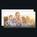 Vollständige Foto-Script-Happy Hanukkah-Fotokarte Feiertagskarte<br><div class="desc"></div>