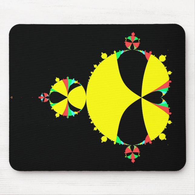 Vollständige mandelbrot Set Pop Art Mousepad (Vorne)