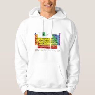 Vollständige Periodensystem der Elemente mit Besch Hoodie