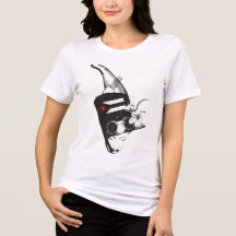 Vollständige Punk-Puerto-ricanische-Kunst-Frauen-T