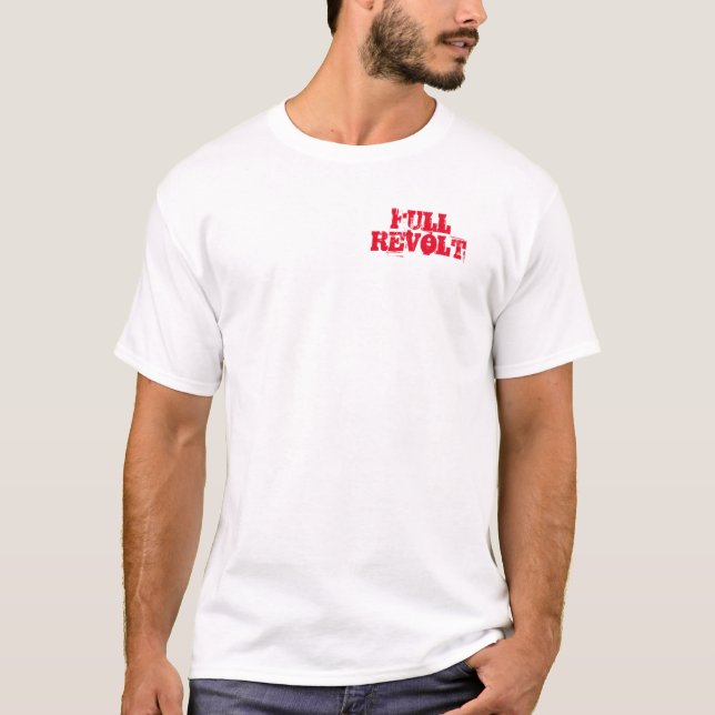 Vollständige Revolte flache Erde T-Shirt (Vorderseite)