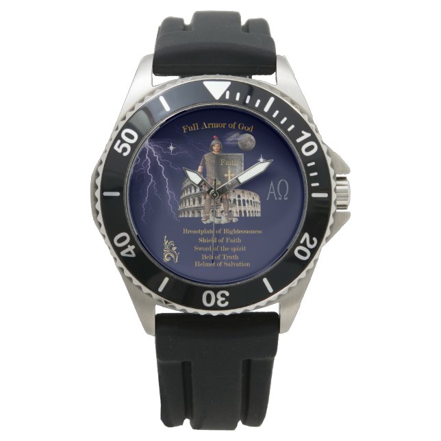 Vollständige Rüstung der GOD Armbanduhr (Vorderseite)