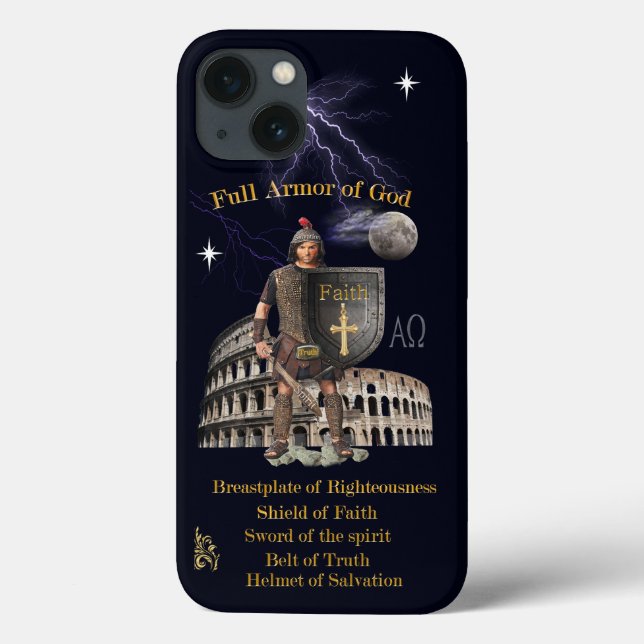 Vollständige Rüstung der GOD Case-Mate iPhone Hülle (Rückseite)