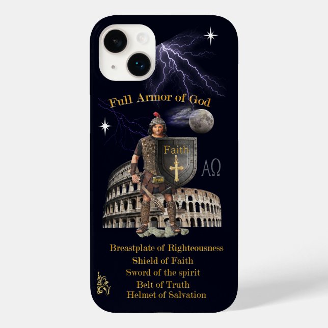 Vollständige Rüstung der GOD Case-Mate iPhone Hülle (Rückseite)