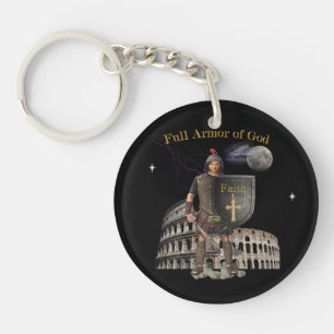 Vollständige Rüstung Gottes Schlüsselanhänger