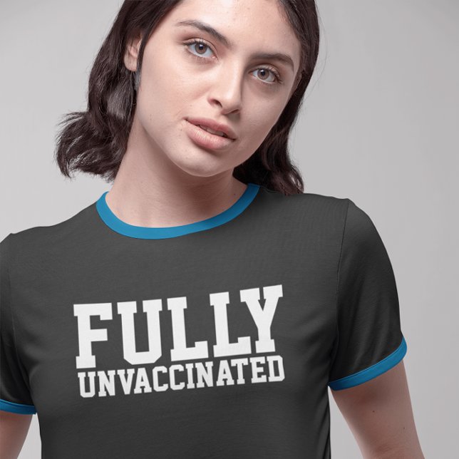 VOLLSTÄNDIGE UNVACCINIERTE ANTIVAX Dunkle T - Shir T-Shirt (Von Creator hochgeladen)