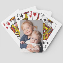 Vollständige vertikale Foto-Script-Poker-Karten mi