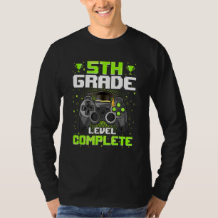 Vollständiger Abschluss-VideoGamer Gr. 5 T-Shirt