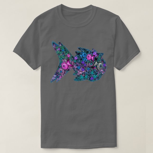 Vollständiger Fisch T-Shirt (Design vorne)