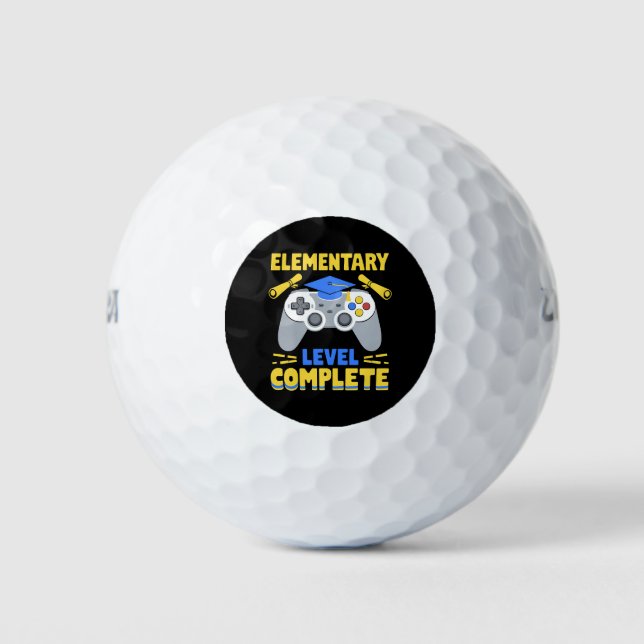 Vollständiger Gaming-Gamer-Abschluss für Elementar Golfball (Vorderseite)