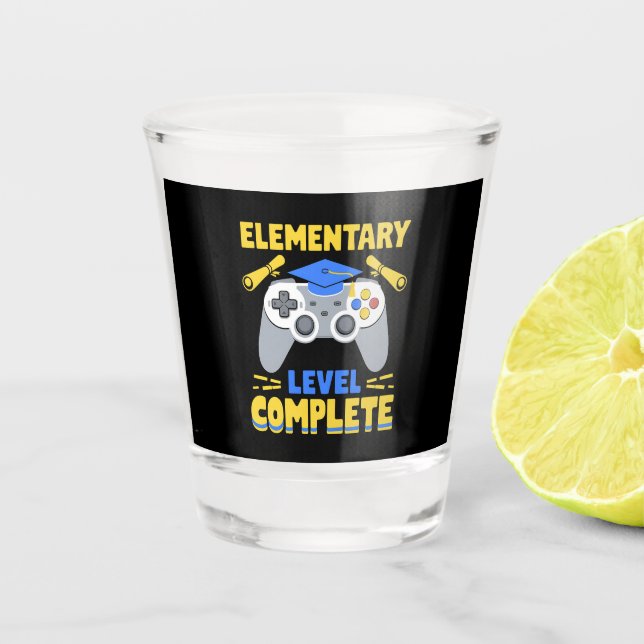 Vollständiger Gaming-Gamer-Abschluss für Elementar Schnapsglas (Vorderseite)