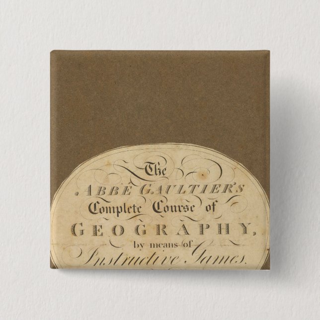 Vollständiger geografischer Ablauf Button (Vorderseite)