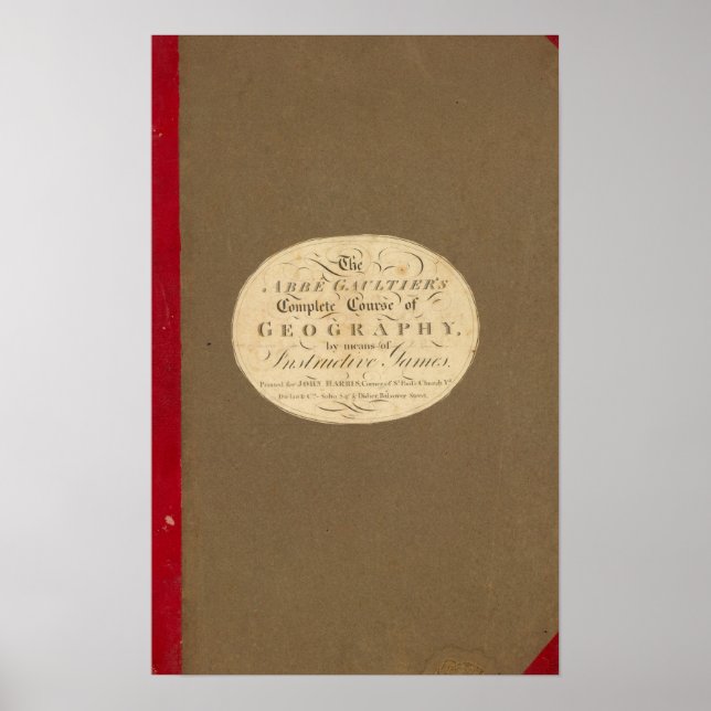 Vollständiger geografischer Ablauf Poster (Vorne)