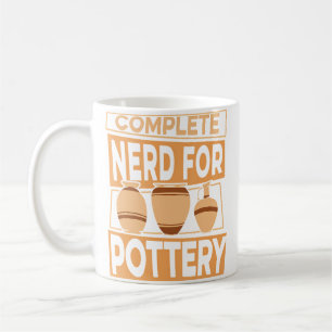 Vollständiger Nerd für Töpferei Töpferei-Profi-Rad Kaffeetasse