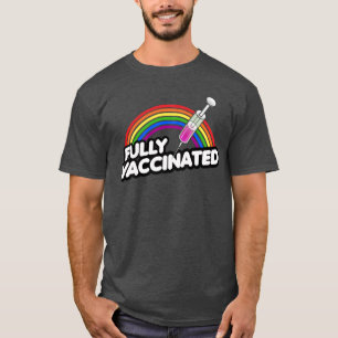 VOLLSTÄNDIGER T - SHIRT MIT PRIDE RAINBOW