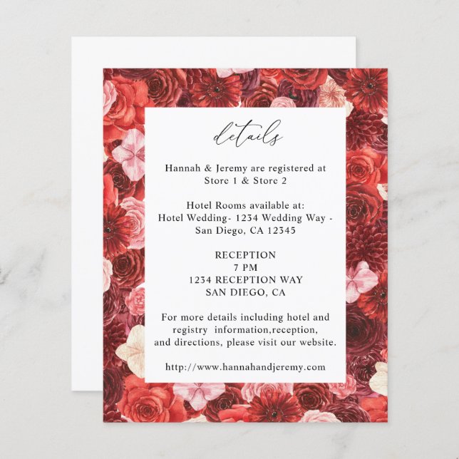 Vollständiges Budget - Rote Flora - Details - Weiß (Vorne/Hinten)