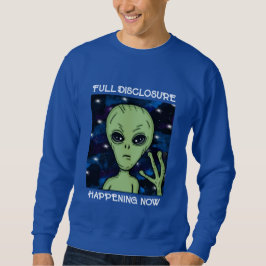 Vollständiges Ereignis jetzt Alien und UFO Sweatshirt