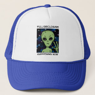 Vollständiges Ereignis jetzt Alien und UFO Truckerkappe