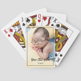 Vollständiges Foto - Vertikale, benutzerdefinierte Spielkarten