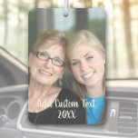 Vollständiges Foto - Vertikaler Text für Porträtla Autolufterfrischer<br><div class="desc">Fügen Sie Ihre Lieblings-Bilder zu dieser lustigen Vorlage. Eine lustige Möglichkeit,  Erinnerungen zu erfassen und sie mit Freunden zu teilen. Fügen Sie ein vertikales Foto und Ihre Lieblings-Beschriftung,  um ein cooles Geschenk für Freunde zu machen.</div>