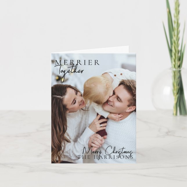 Vollständiges Foto Weihnachten Weihnachten Moderne (Vorderseite)