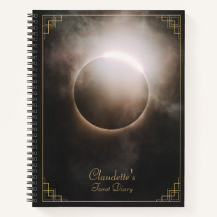 Vollständiges Lunar-Eclipse-Tarot Notizbuch