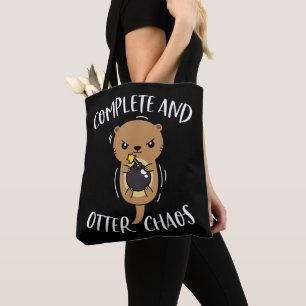 Vollständiges Otter-Chaos Lustiger Süßer Seeotter-