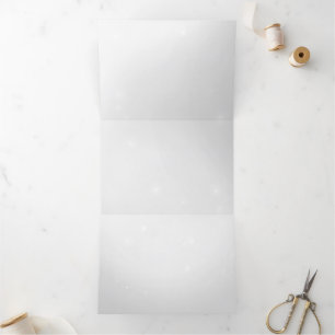 Vollständiges Redesign - Individuelle Gestaltung Dreifach Gefaltete Einladung