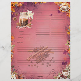 Vollwertrezeptur für Zucker und Gewürze