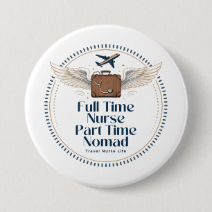 Vollzeitkrankenschwester Teilzeitnomade - Reisekra Button