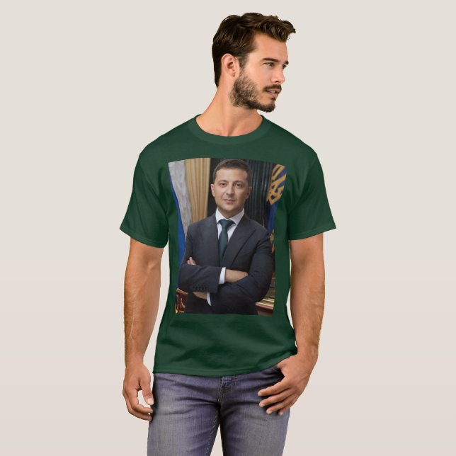 Volodymyr Oleksandrovych Zelenskyy Ukraine T-Shir T-Shirt (Vorne ganz)
